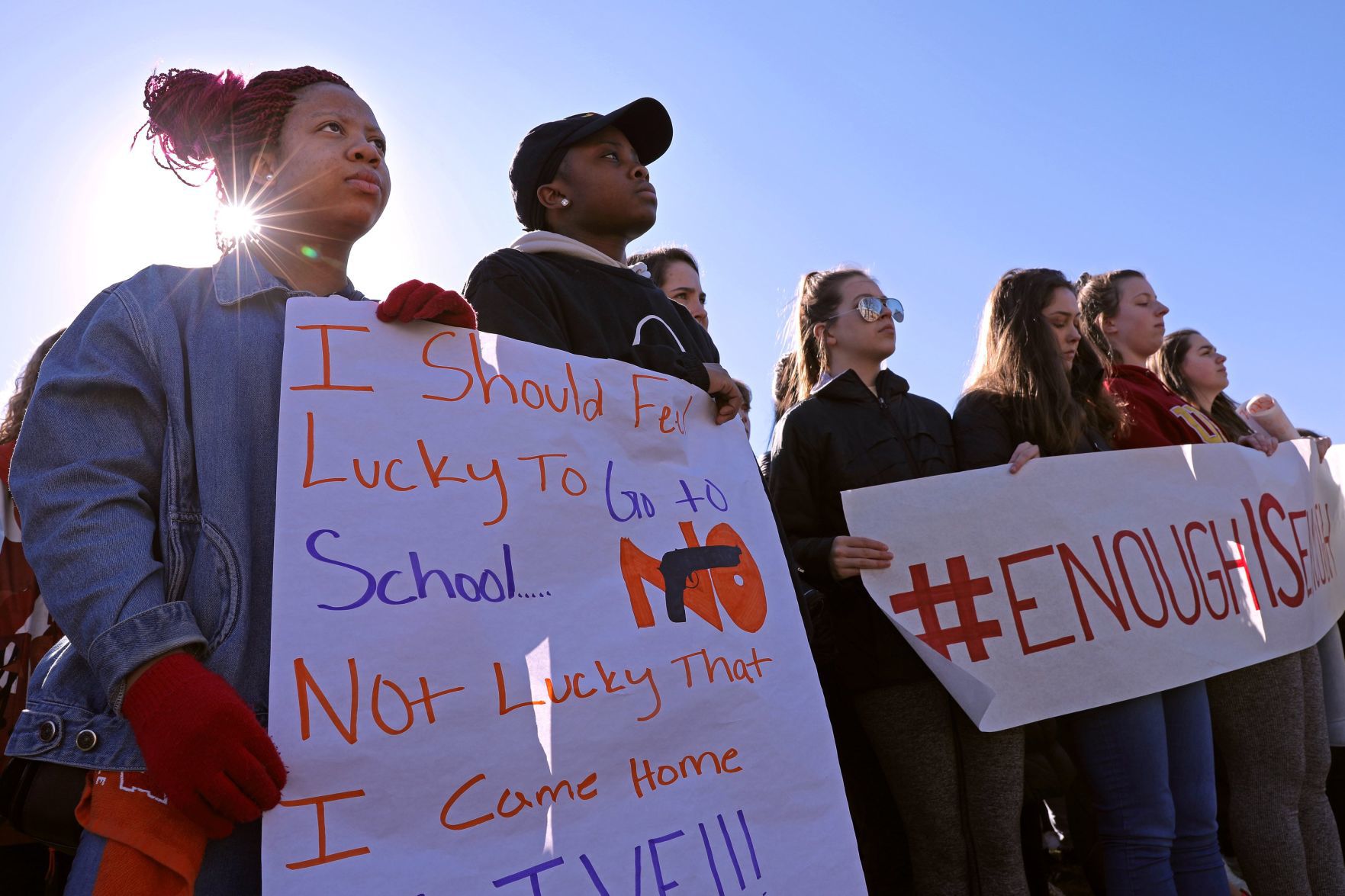 Clayton High School takes part in national school walkout